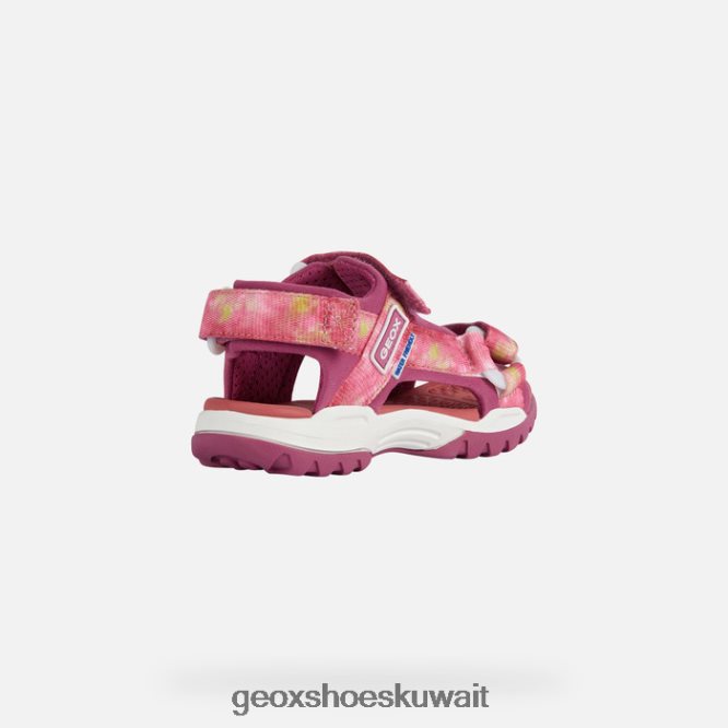 Geox BLL84T1080 Borealis Girl Cyclamen/Light Coral