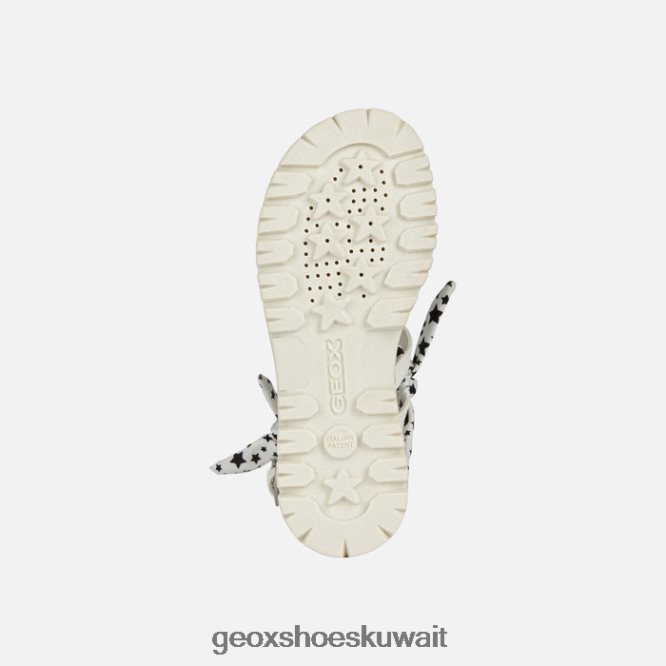 Geox BLL84T1139 Sandal Starblush Girl White