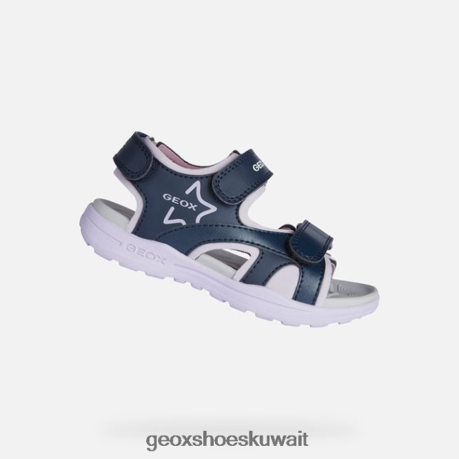 Geox BLL84T1141 Vaniett Girl Navy/Orchid