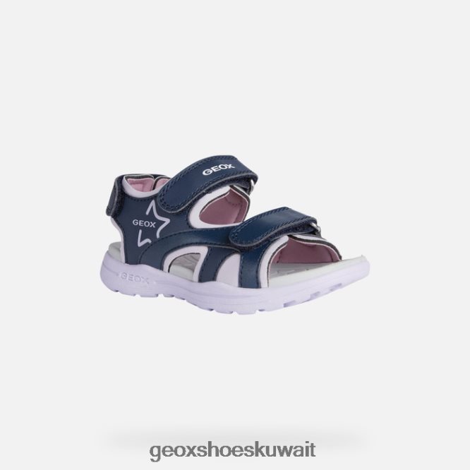 Geox BLL84T1141 Vaniett Girl Navy/Orchid