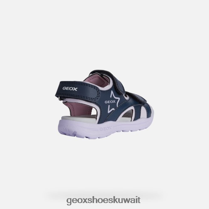 Geox BLL84T1141 Vaniett Girl Navy/Orchid