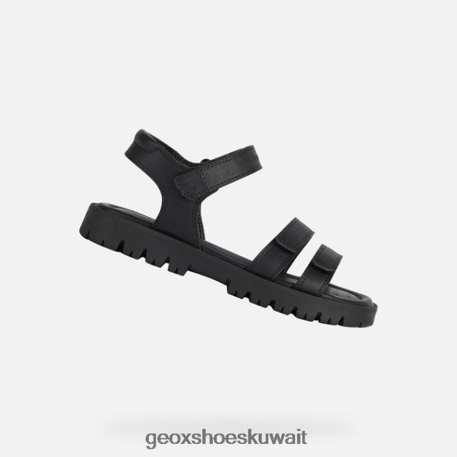 Geox BLL84T1144 Sandal Starblush Girl Black