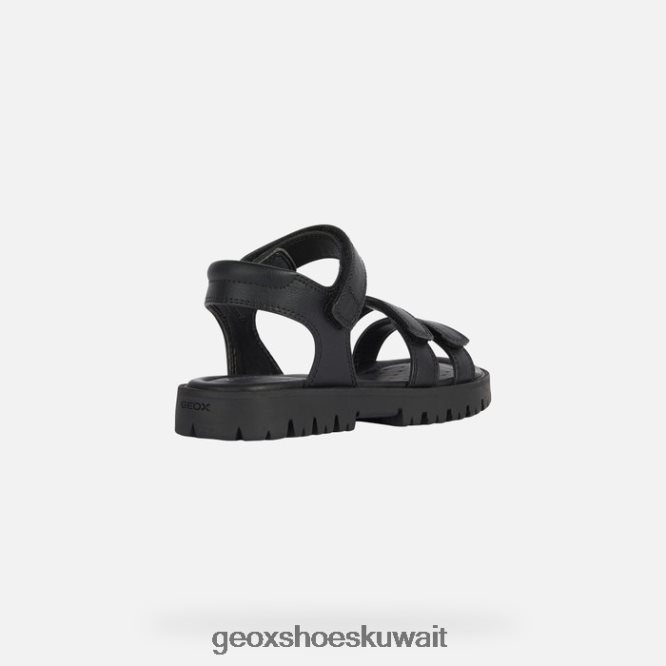 Geox BLL84T1144 Sandal Starblush Girl Black