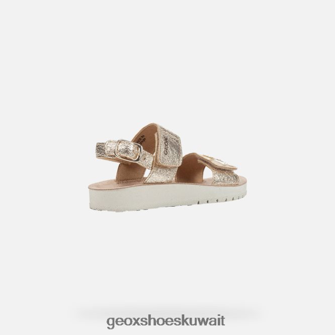 Geox BLL84T1193 Sandal Costarei Girl Gold