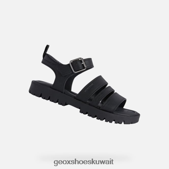 Geox BLL84T1222 Sandal Starblush Girl Black