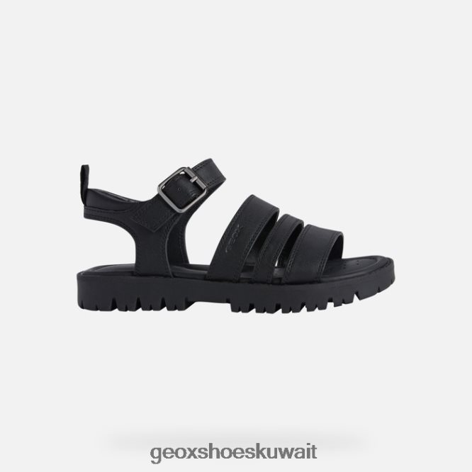 Geox BLL84T1222 Sandal Starblush Girl Black