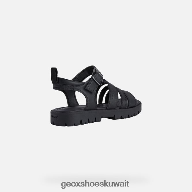 Geox BLL84T1222 Sandal Starblush Girl Black