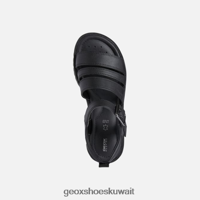 Geox BLL84T1222 Sandal Starblush Girl Black