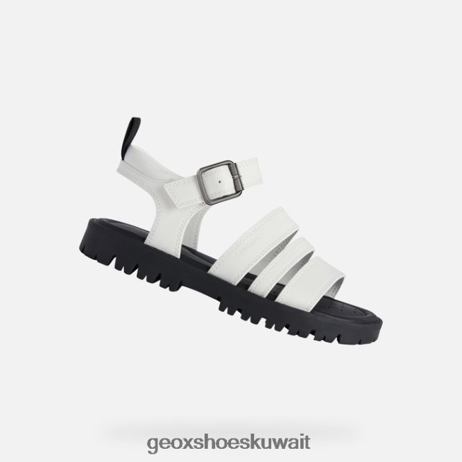 Geox BLL84T1224 Sandal Starblush Girl White