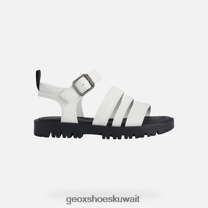 Geox BLL84T1224 Sandal Starblush Girl White