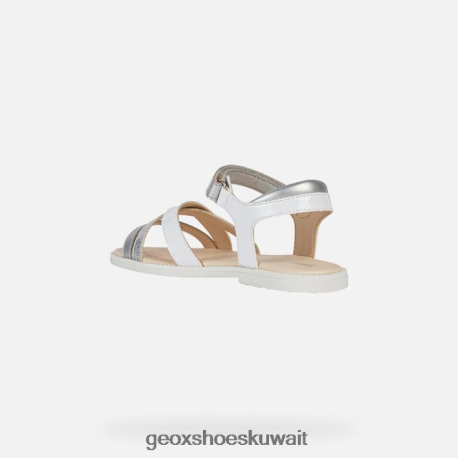 Geox BLL84T1225 Sandal Karly Girl White