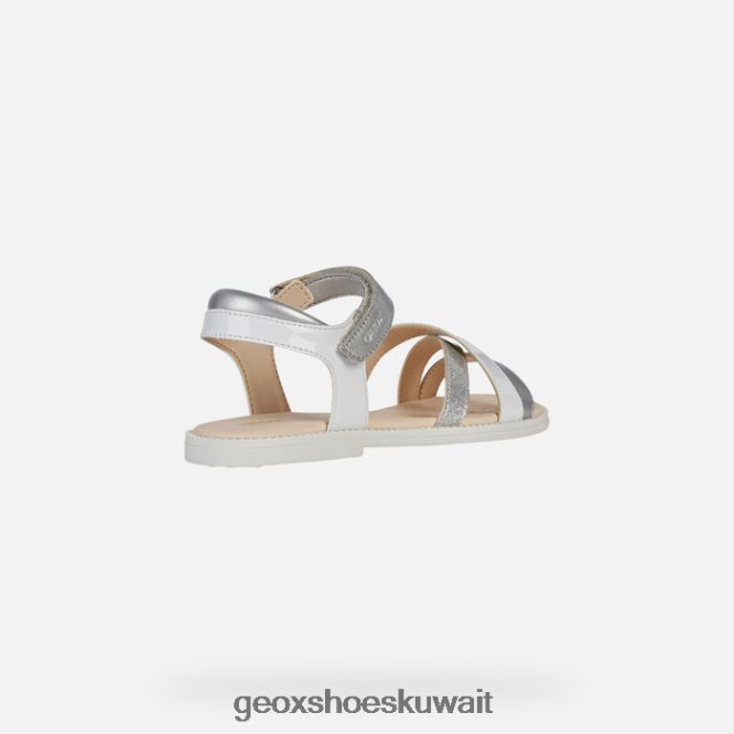 Geox BLL84T1225 Sandal Karly Girl White