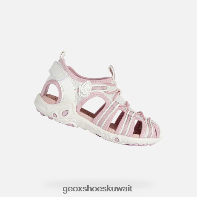 Geox BLL84T1883 Sandal Whinberry Girl White/Pink