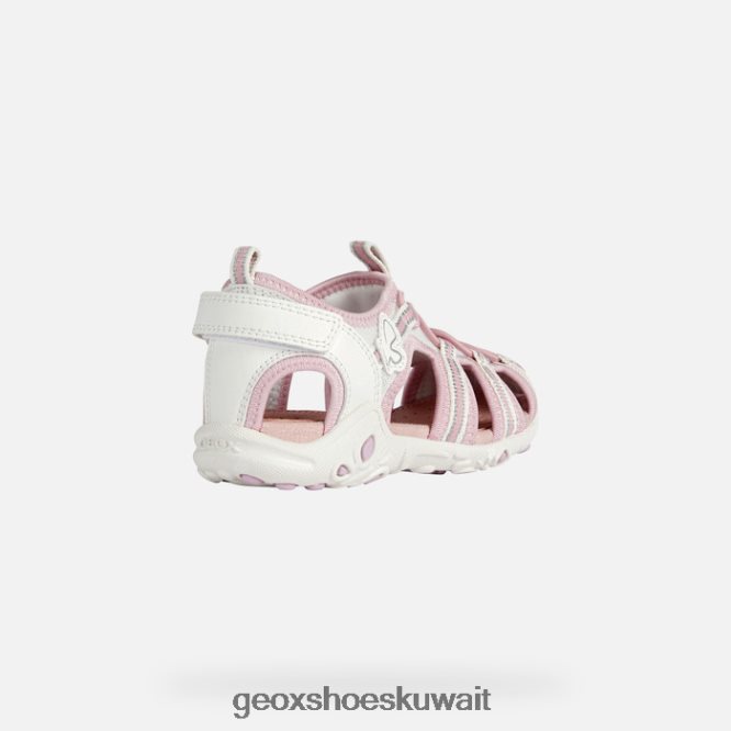 Geox BLL84T1883 Sandal Whinberry Girl White/Pink