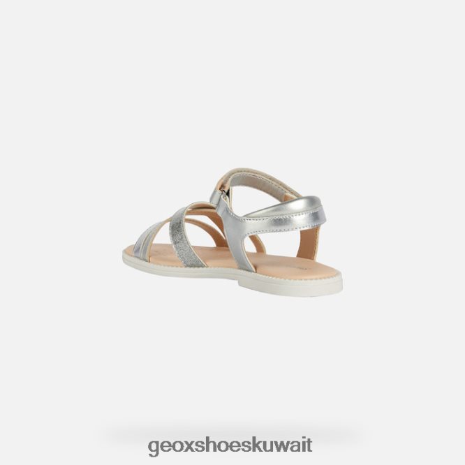 Geox BLL84T1904 Sandal Karly Girl Silver