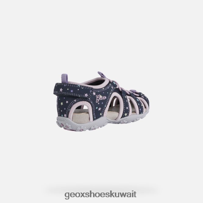 Geox BLL84T5 Roxanne Girl Navy/Pink