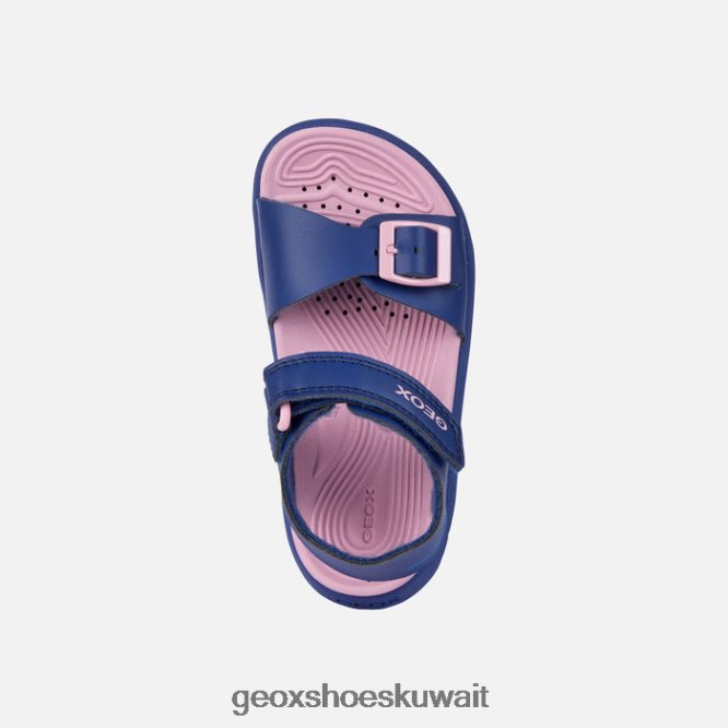 Geox BLL84T990 Sandal Fusbetto Junior Navy/Dark Pink