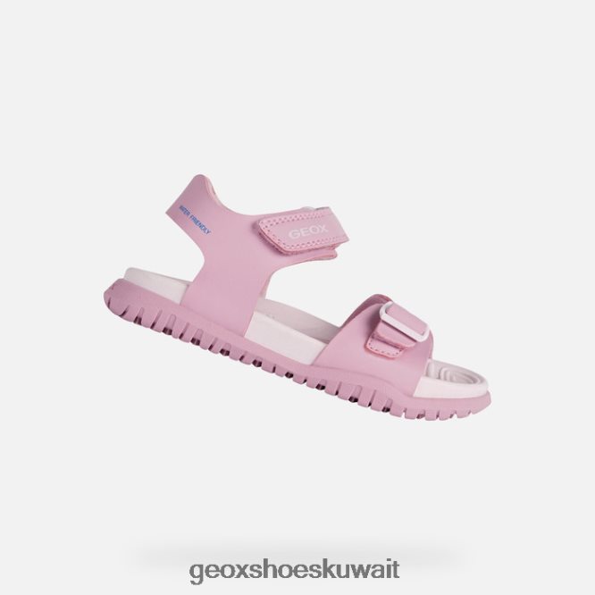 Geox BLL84T991 Sandal Fusbetto Junior Dark Pink/Light Lilac