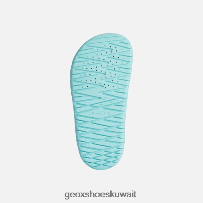 Geox BLL84T992 Sandal Fusbetto Junior Sea Green/Lilac