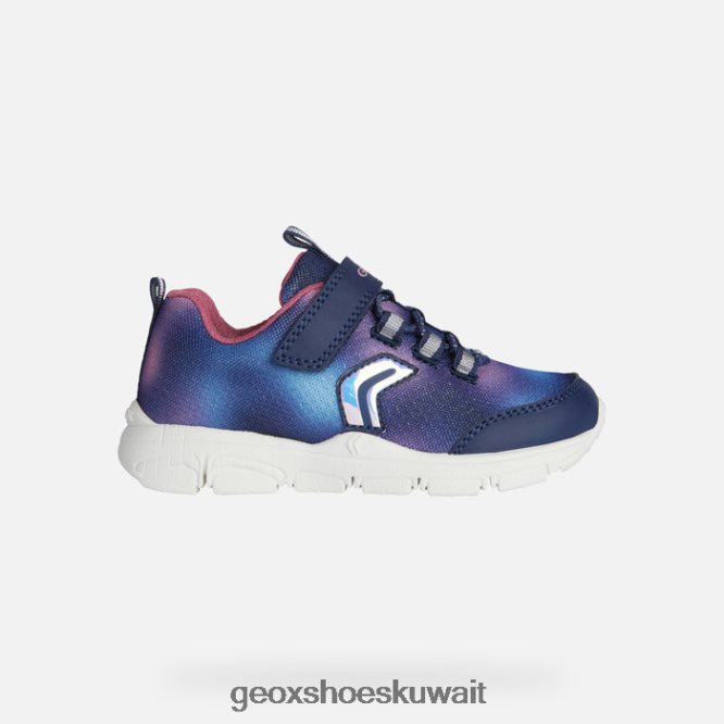 Geox BLL84T1001 New Torque Girl Navy/Fuchsia