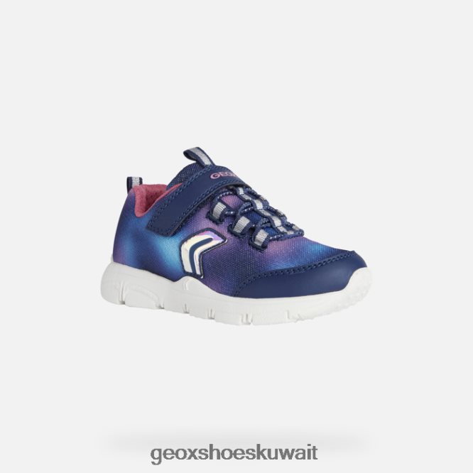 Geox BLL84T1001 New Torque Girl Navy/Fuchsia