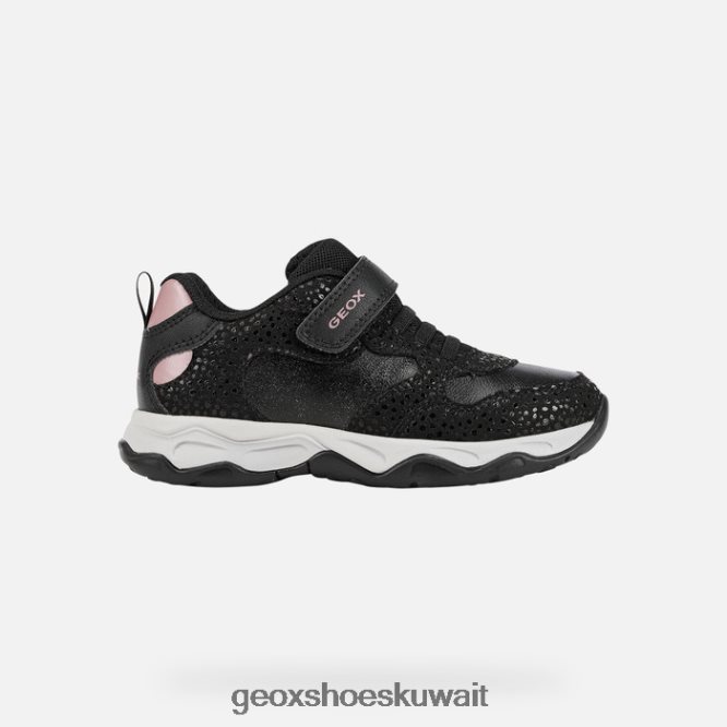 Geox BLL84T1090 Calco Girl Black/Rose