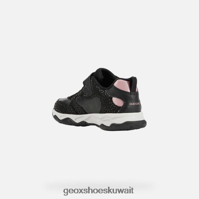 Geox BLL84T1090 Calco Girl Black/Rose
