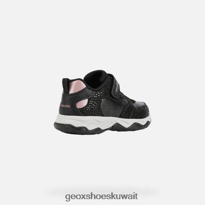 Geox BLL84T1090 Calco Girl Black/Rose