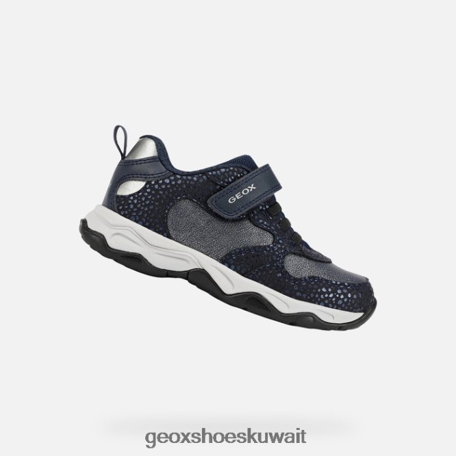 Geox BLL84T1091 Calco Girl Navy/Dk Silver