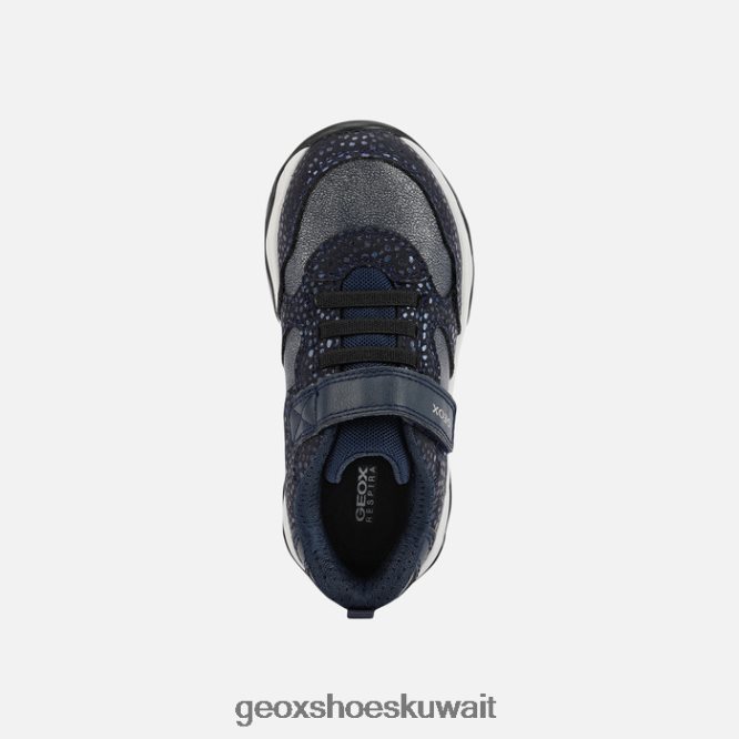 Geox BLL84T1091 Calco Girl Navy/Dk Silver