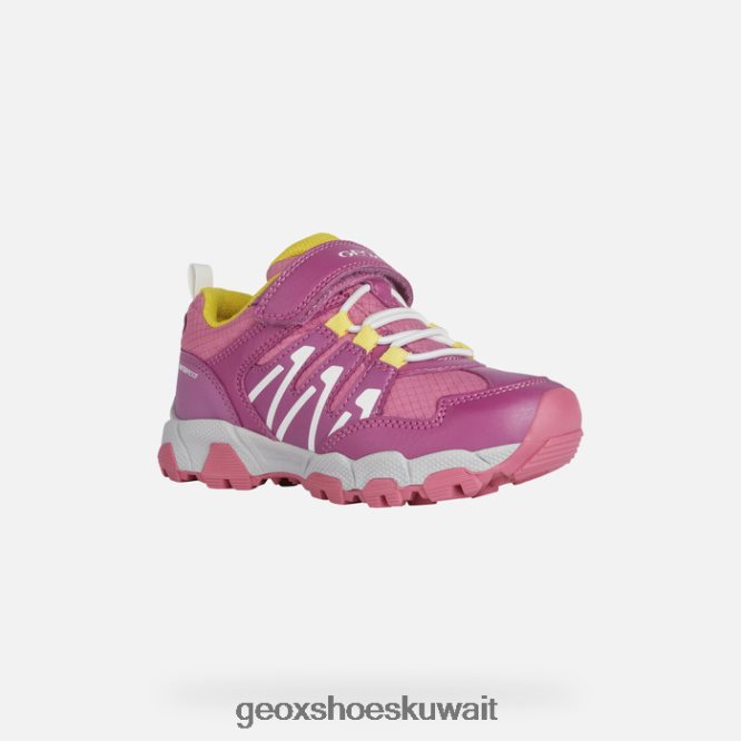 Geox BLL84T1102 Magnetar Girl Fuchsia/Yellow