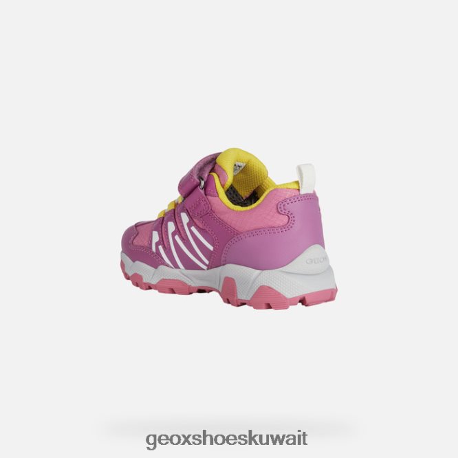 Geox BLL84T1102 Magnetar Girl Fuchsia/Yellow