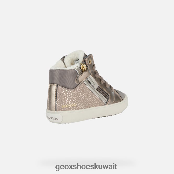 Geox BLL84T1126 Gisli Girl Smoke Grey/Light Gold