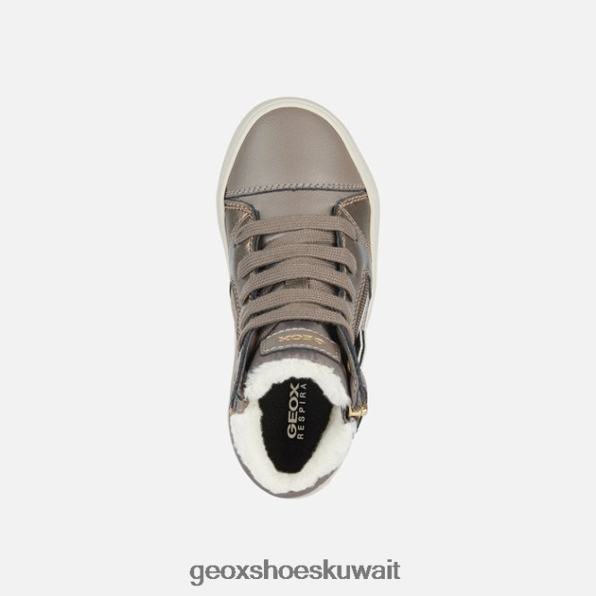 Geox BLL84T1126 Gisli Girl Smoke Grey/Light Gold