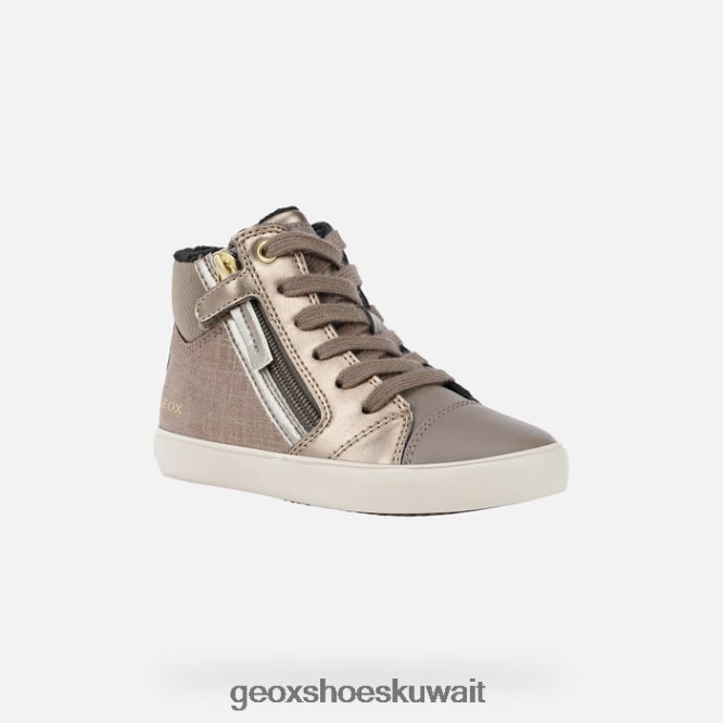 Geox BLL84T1127 Gisli Girl Smoke Gray/Gold