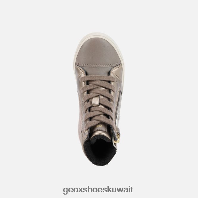 Geox BLL84T1127 Gisli Girl Smoke Gray/Gold
