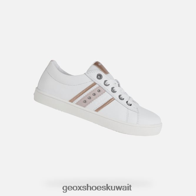 Geox BLL84T1135 Kathe Girl White/Light Rose