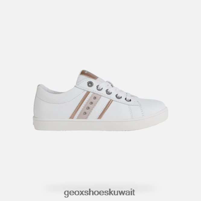 Geox BLL84T1135 Kathe Girl White/Light Rose