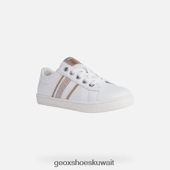 Geox BLL84T1135 Kathe Girl White/Light Rose