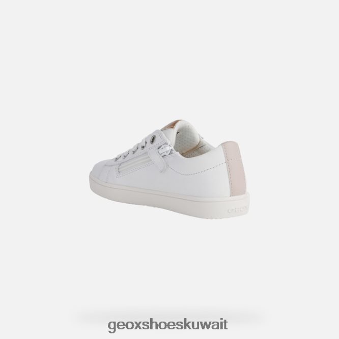 Geox BLL84T1135 Kathe Girl White/Light Rose
