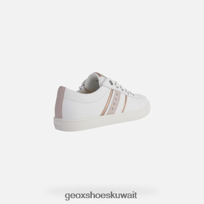 Geox BLL84T1135 Kathe Girl White/Light Rose