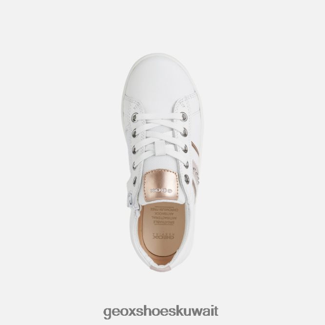 Geox BLL84T1135 Kathe Girl White/Light Rose