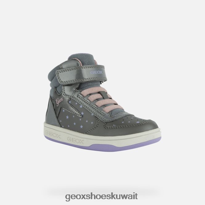 Geox BLL84T1153 Maltin Girl Dark Silver/Violet