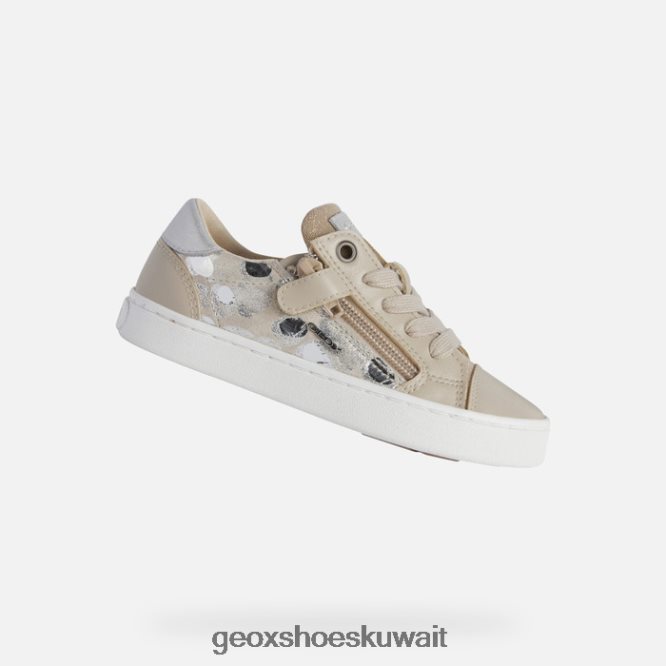 Geox BLL84T1178 Kilwi Girl Beige/Silver