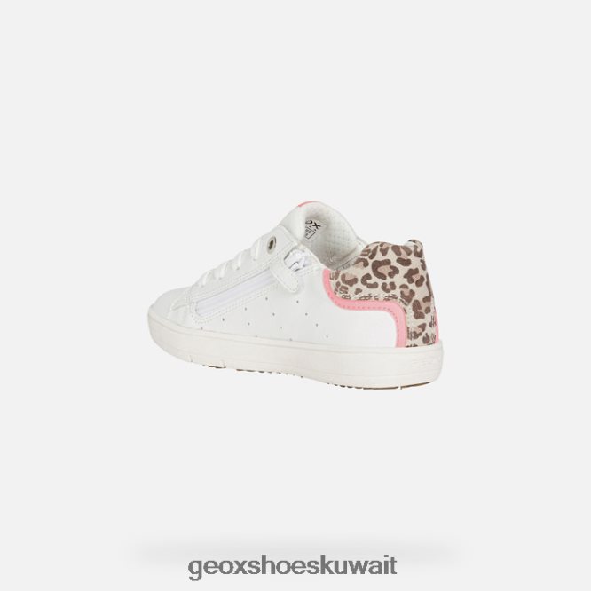 Geox BLL84T1204 Silenex Girl White/Fuchsia