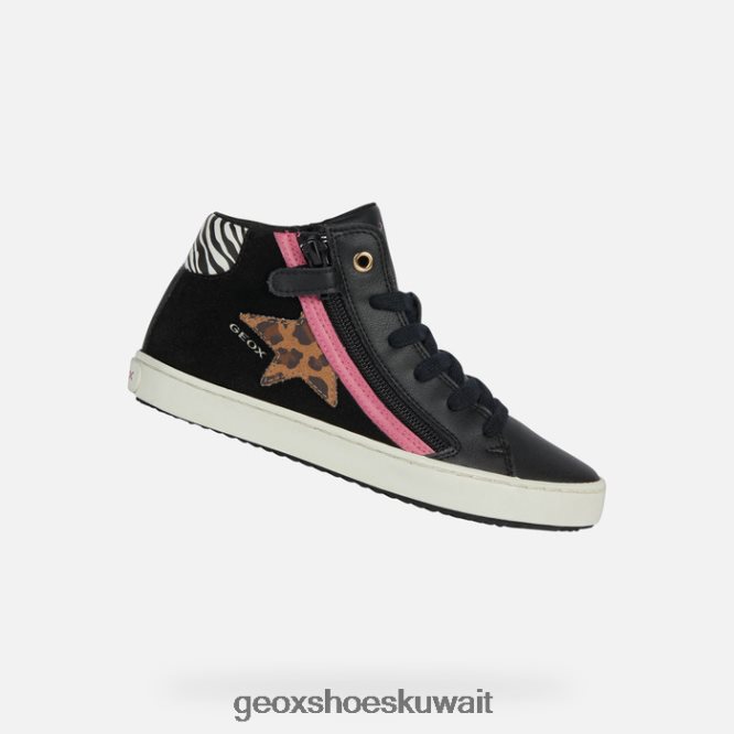 Geox BLL84T1228 Kalispera Girl Black/Fuchsia