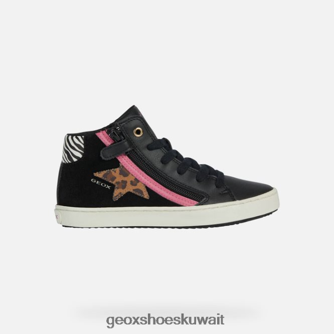Geox BLL84T1228 Kalispera Girl Black/Fuchsia