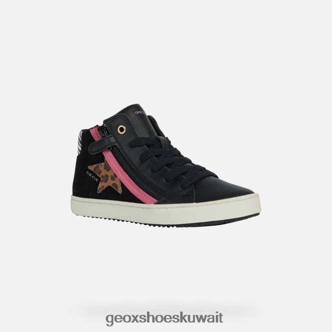 Geox BLL84T1228 Kalispera Girl Black/Fuchsia