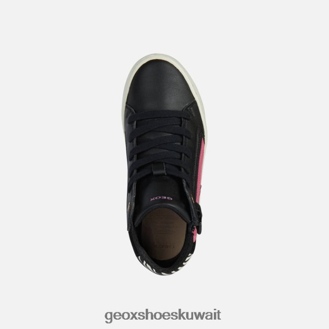 Geox BLL84T1228 Kalispera Girl Black/Fuchsia
