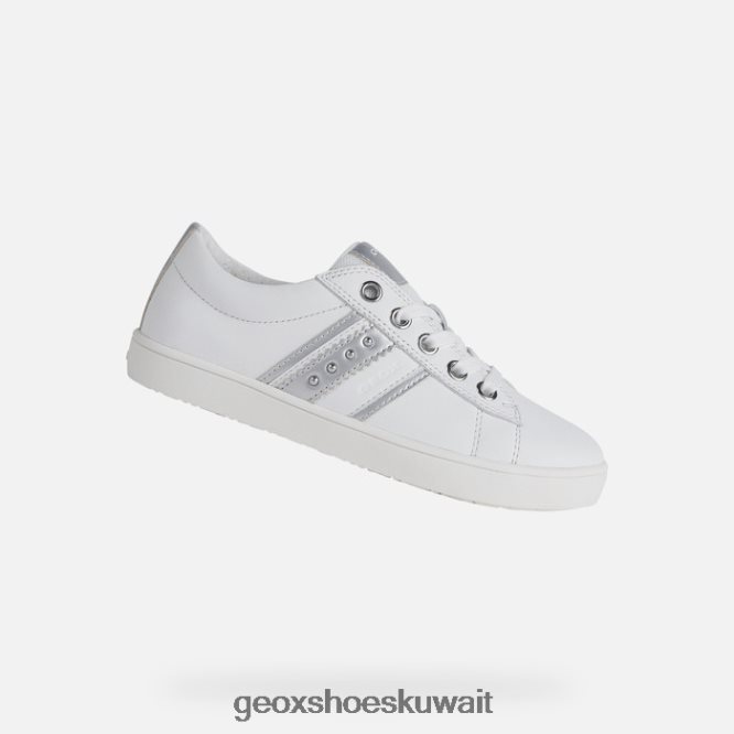 Geox BLL84T1861 Kathe Girl White/Silver